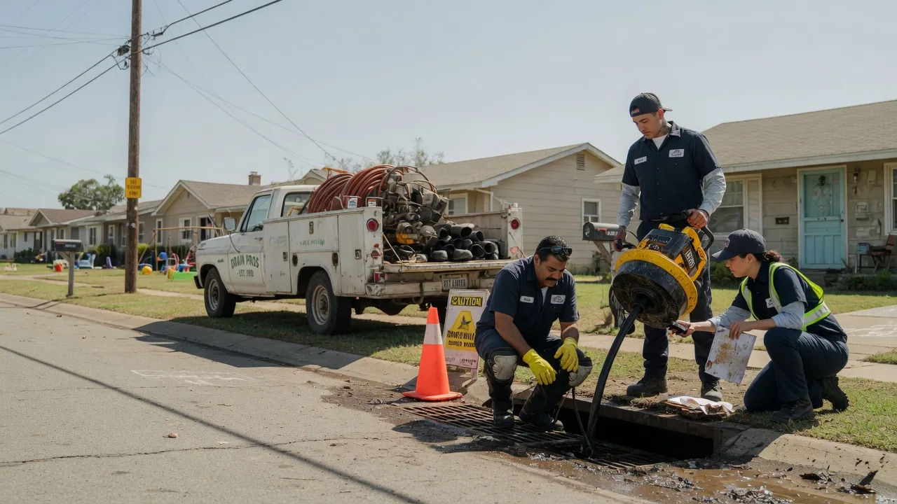Drain Cleaning in Thompsons, TX near me